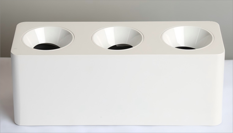Square surface mounted ceiling led downlight