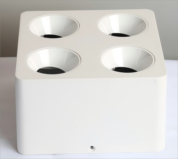 Square surface mounted ceiling led downlight
