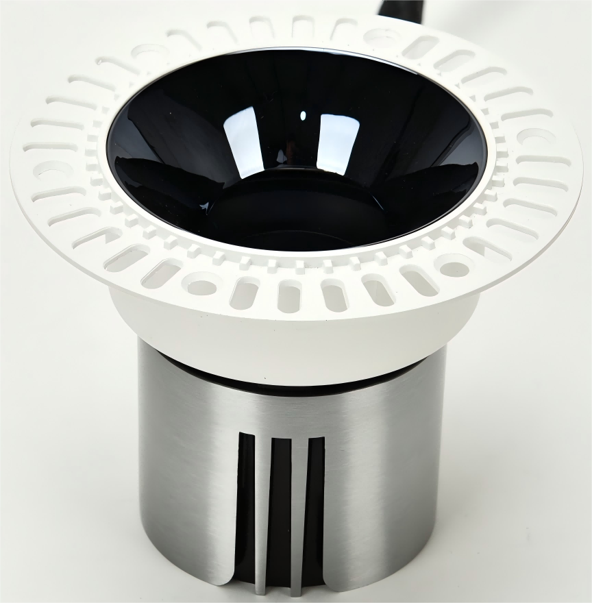 Round Pre-embedded adjustable angel anti glare led spot light