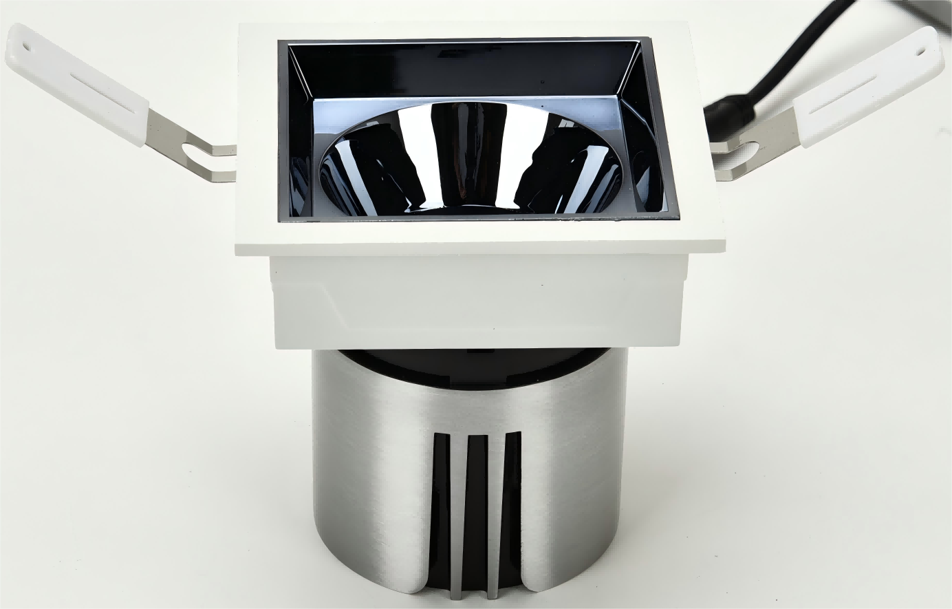 Square recessed adjustable angel anti glare led spot light