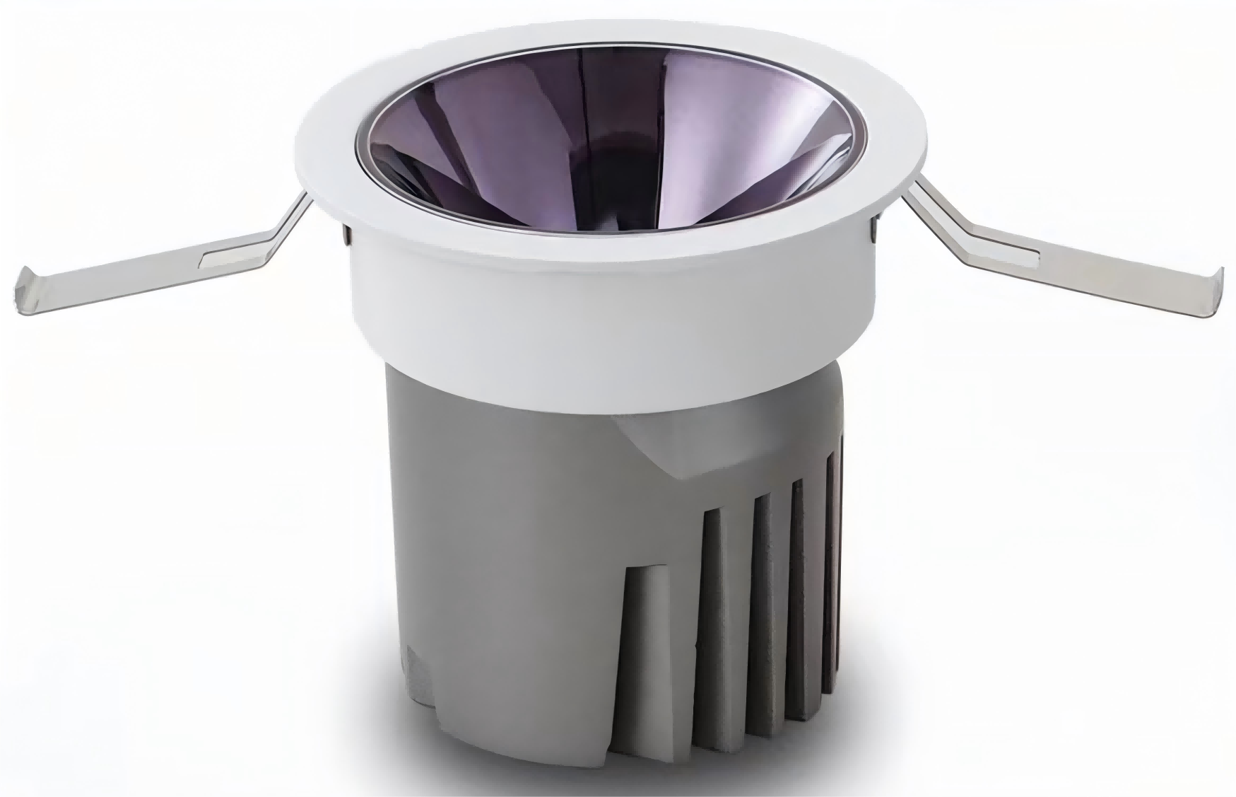 Round recessed adjustable angel anti glare led spot light