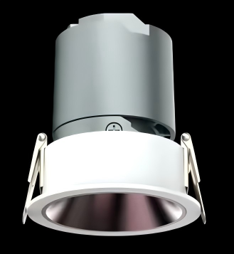 Round recessed adjustable angel anti glare led spot light