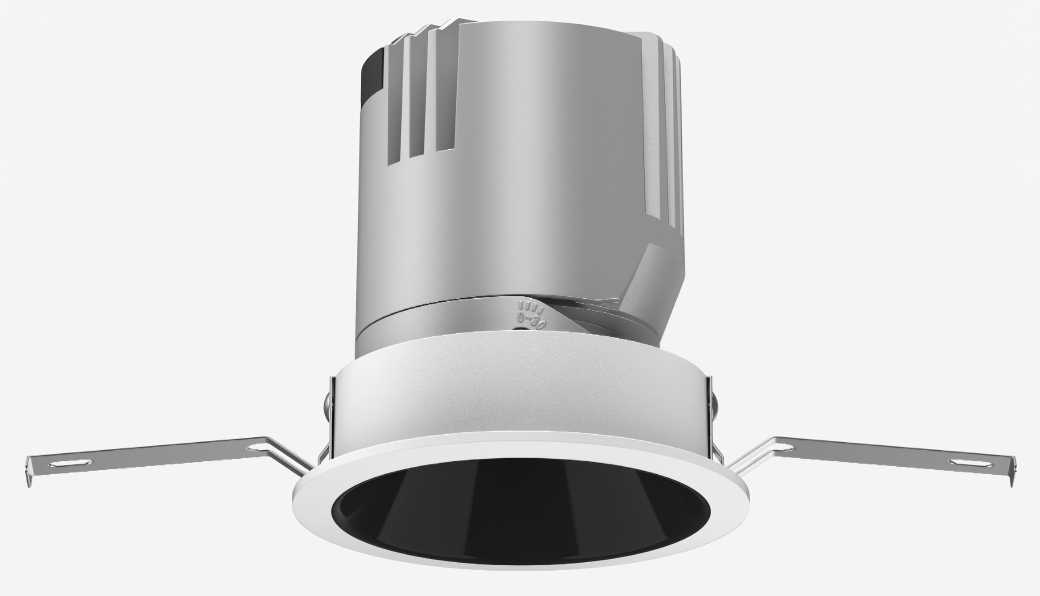 Round recessed adjustable angel anti glare led spot light