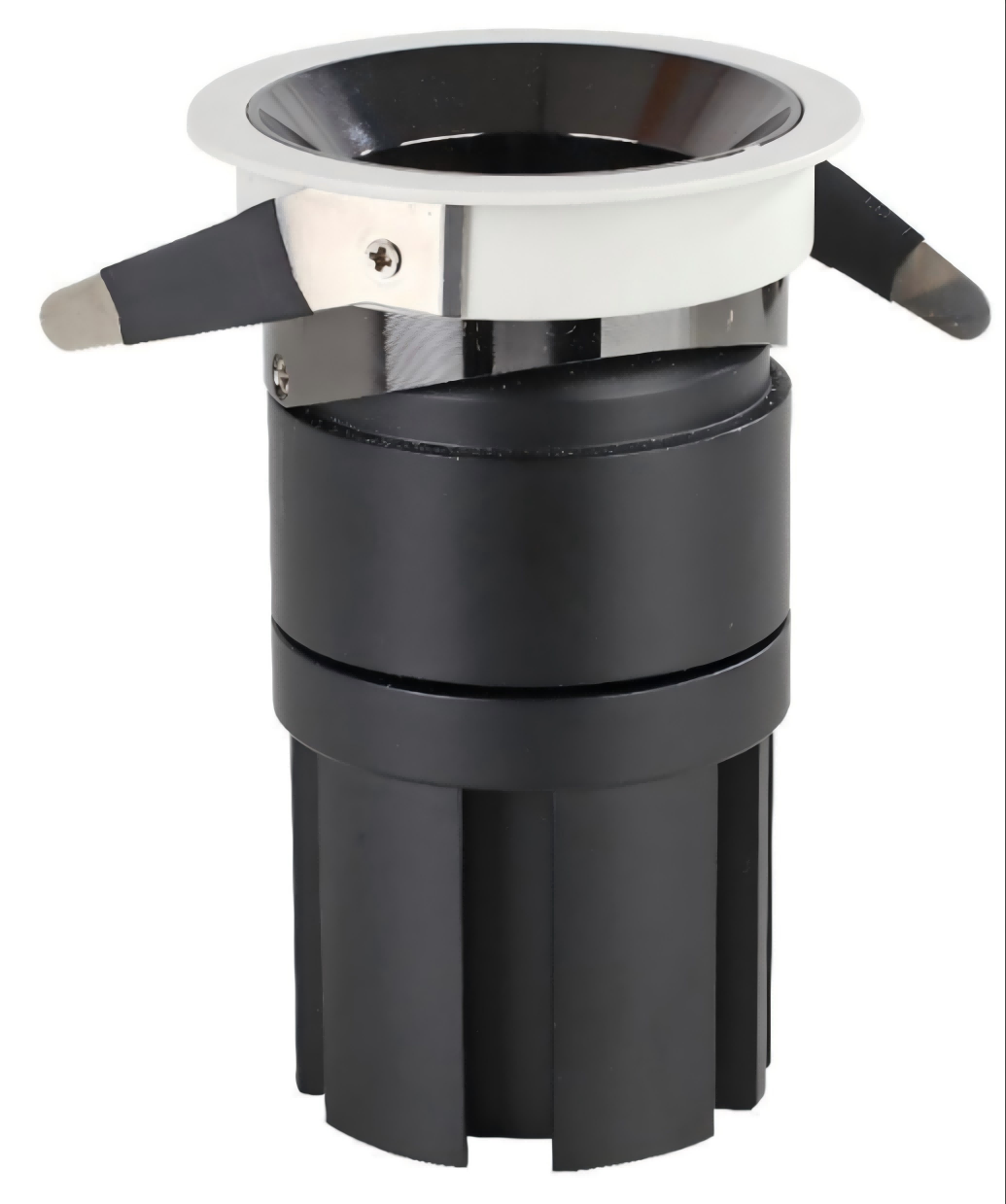 Round recessed adjustable angel anti glare led spot light