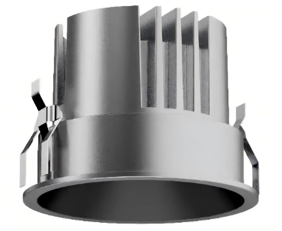 Round recessed anti glare led downlight