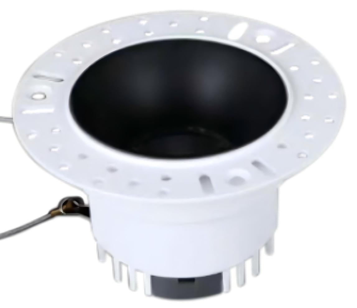 Round pre-embedded anti glare led downlight 
