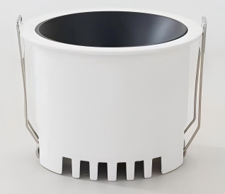 Round recessed anti glare led downlight 12w